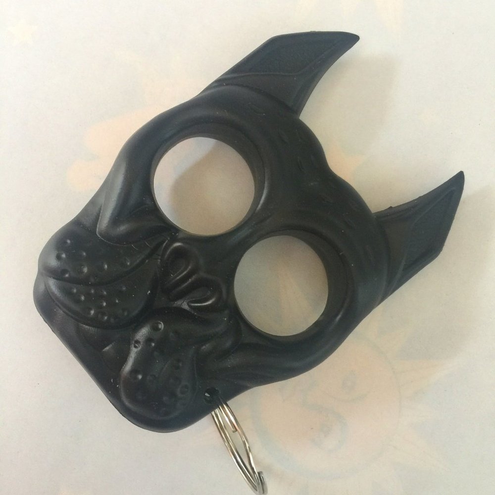 Black Dog Self-Defense Keychain New in Bag Not Hanging Packaging